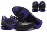 chaussures sport nike shox promos r2 violet noir-shox rival